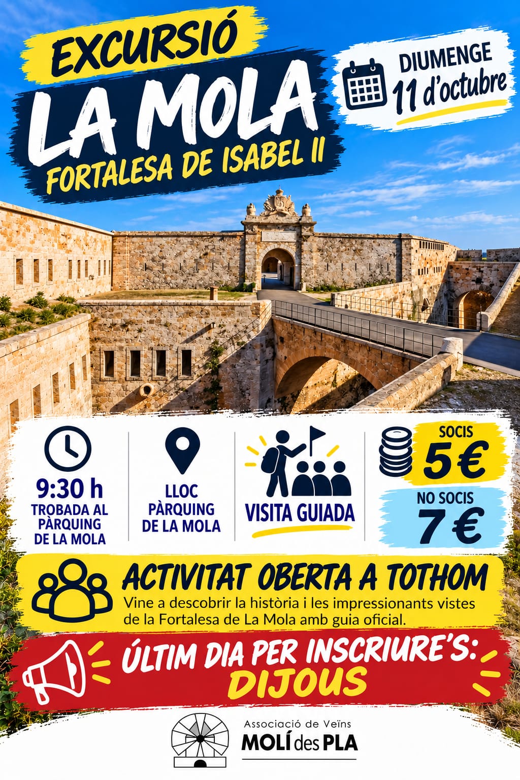 Visita La Mola 2026